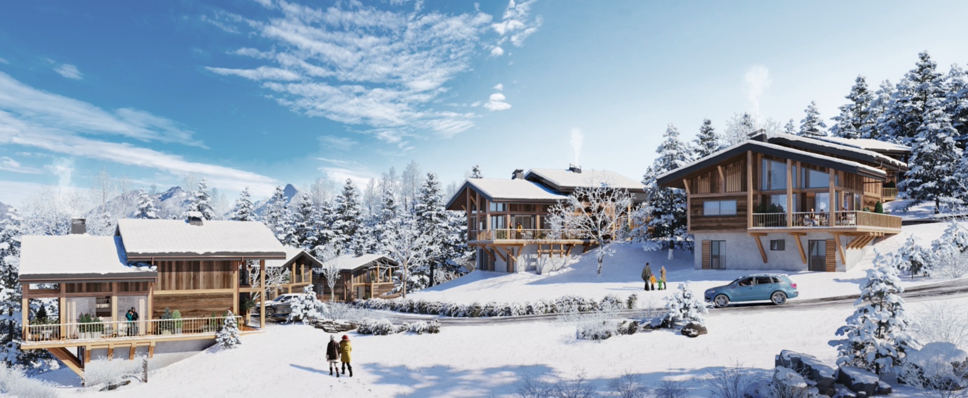 Nb of rooms : 7 and 8<br/>Nb of chalets : 9 <br/></br>Delivery date : Dec. 2023 </br>Sold out